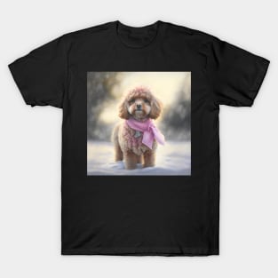 Cavoodle Enjoys The Snow T-Shirt